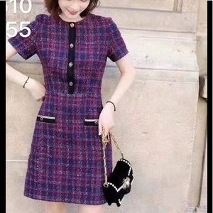 BNWT Sandro tweed dress 34